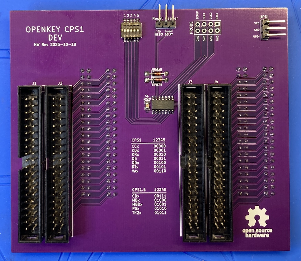 Openkey cps1-dev, from the project README