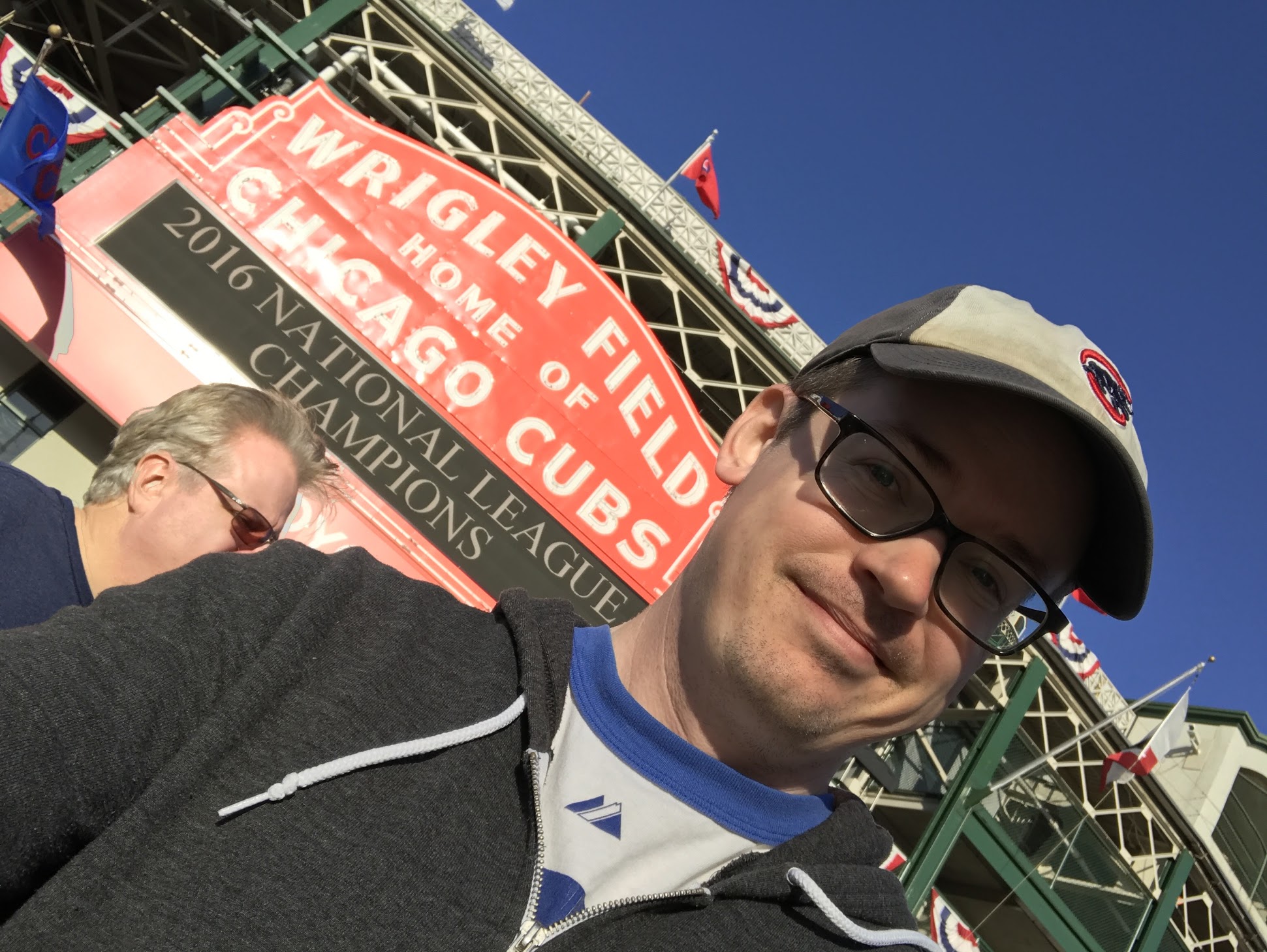 Me in front of Wrigley Field
