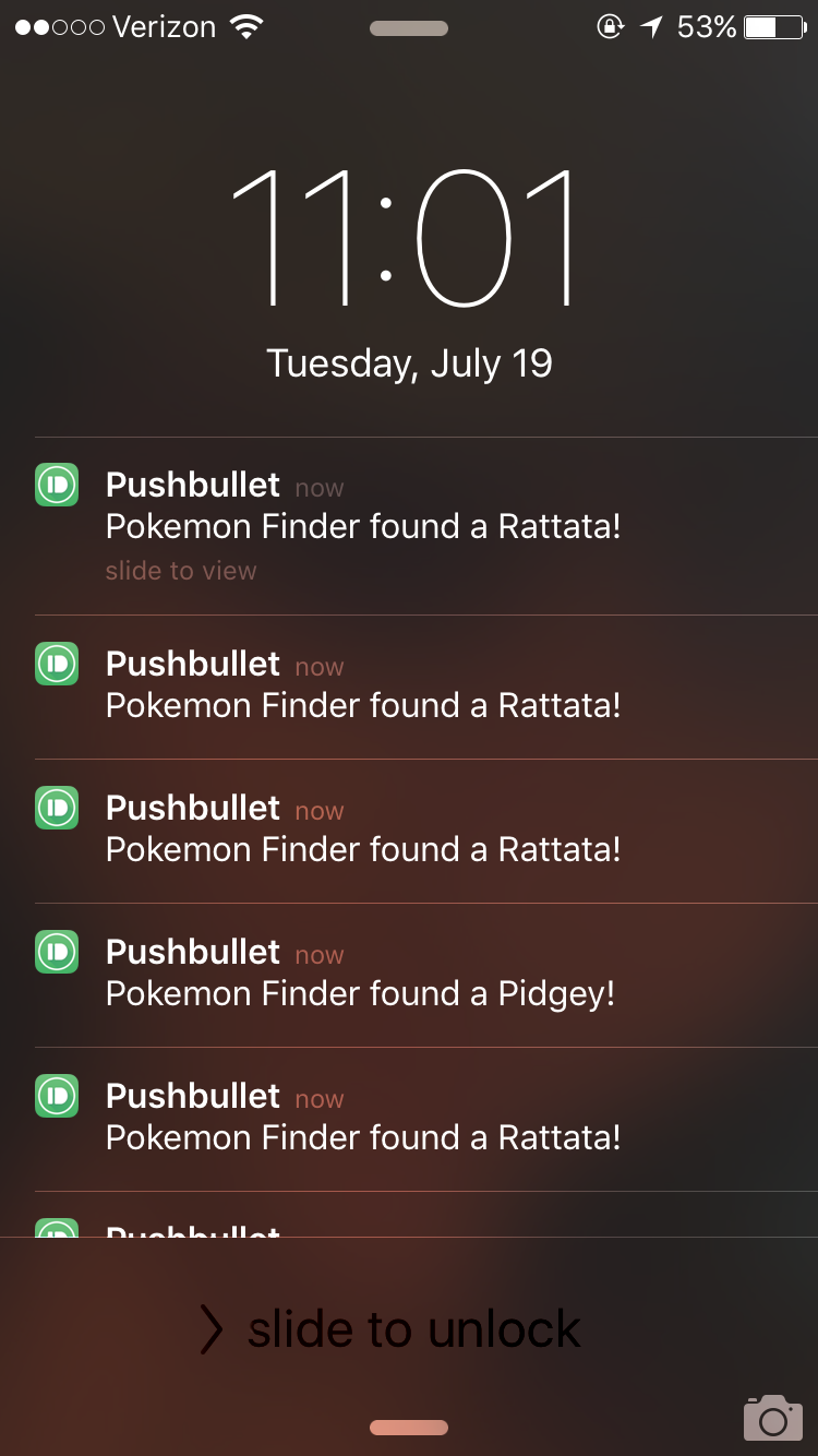 GitHub - jmew/PokeNotify: A companion application to Pokemon Go that sends  push notifications in the background whenever Pokemon are near your  location.