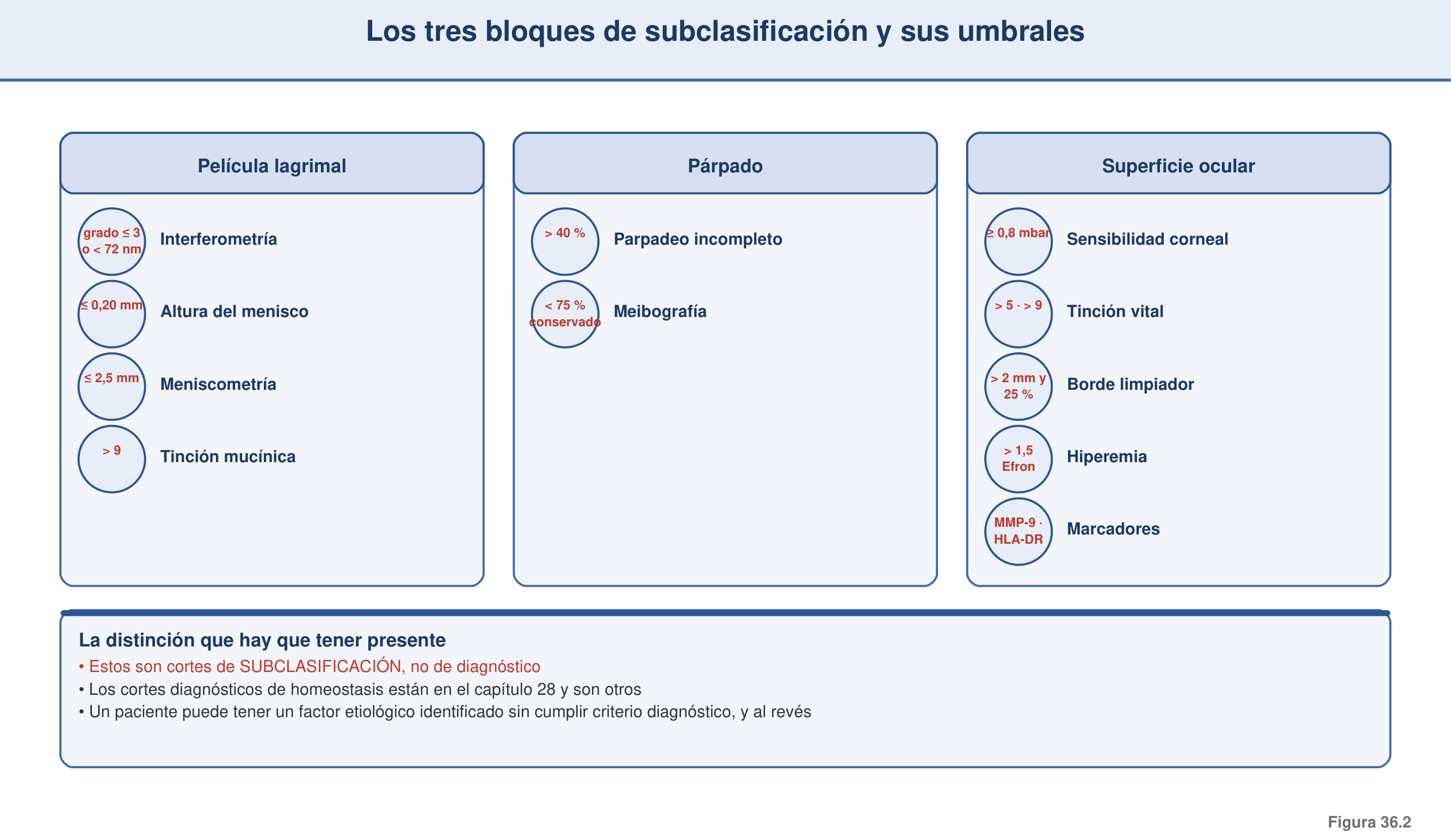 Figura 36.2 — Los tres bloques driver-based y sus cortes
