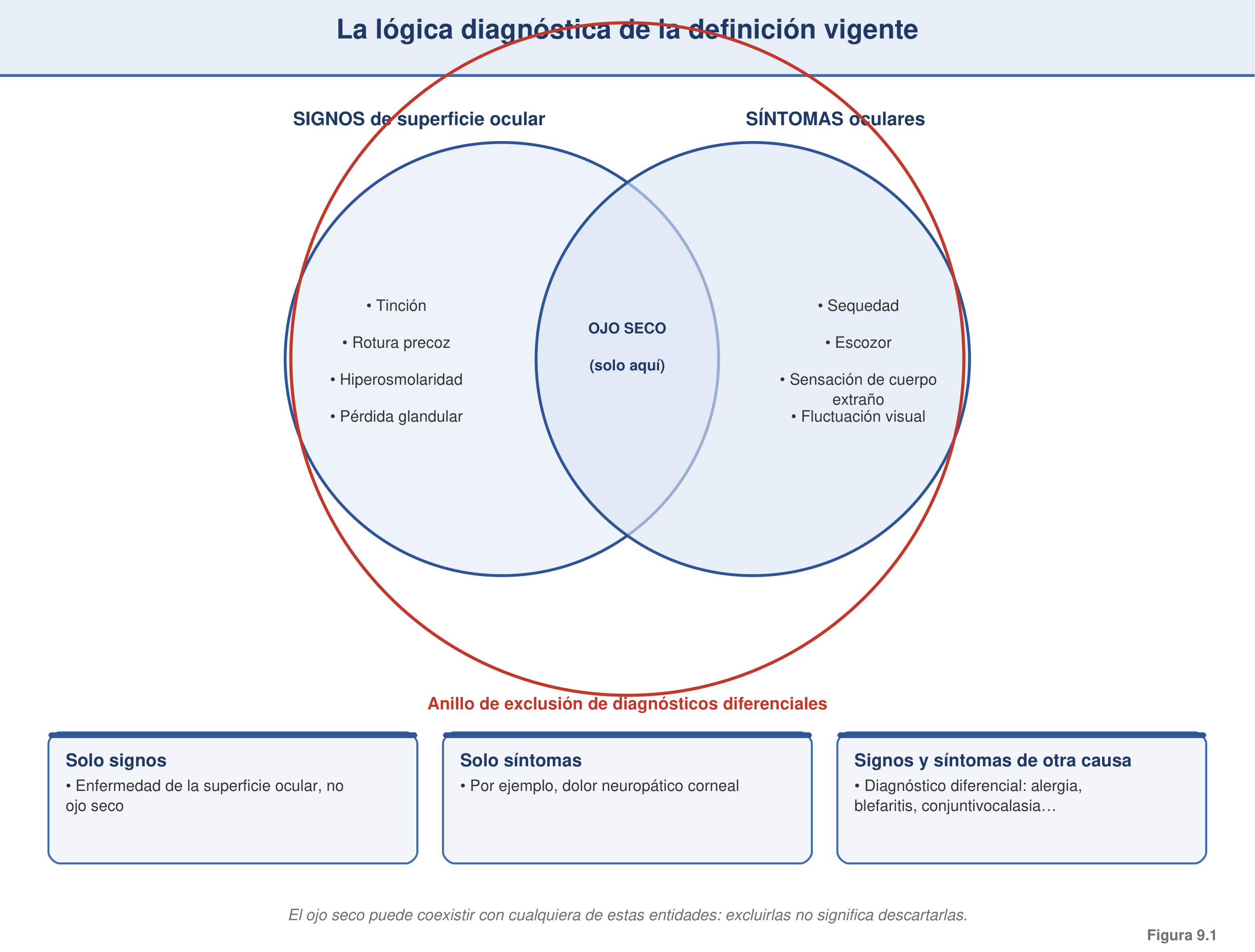Figura 9.1 — Diagrama de Venn de la definición DEWS III