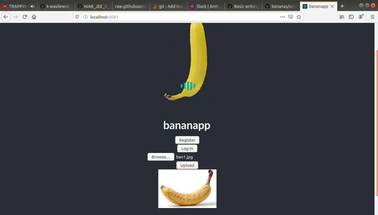 GitHub - k-wasilewski/bananapp: Web app with image recognition (the age ...