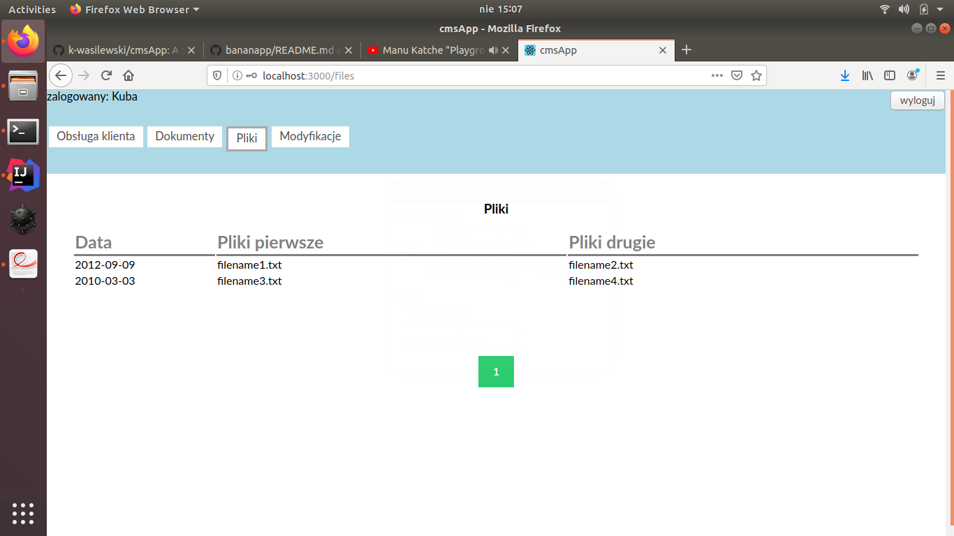 GitHub - k-wasilewski/cmsApp: A sample CMS application made with React ...