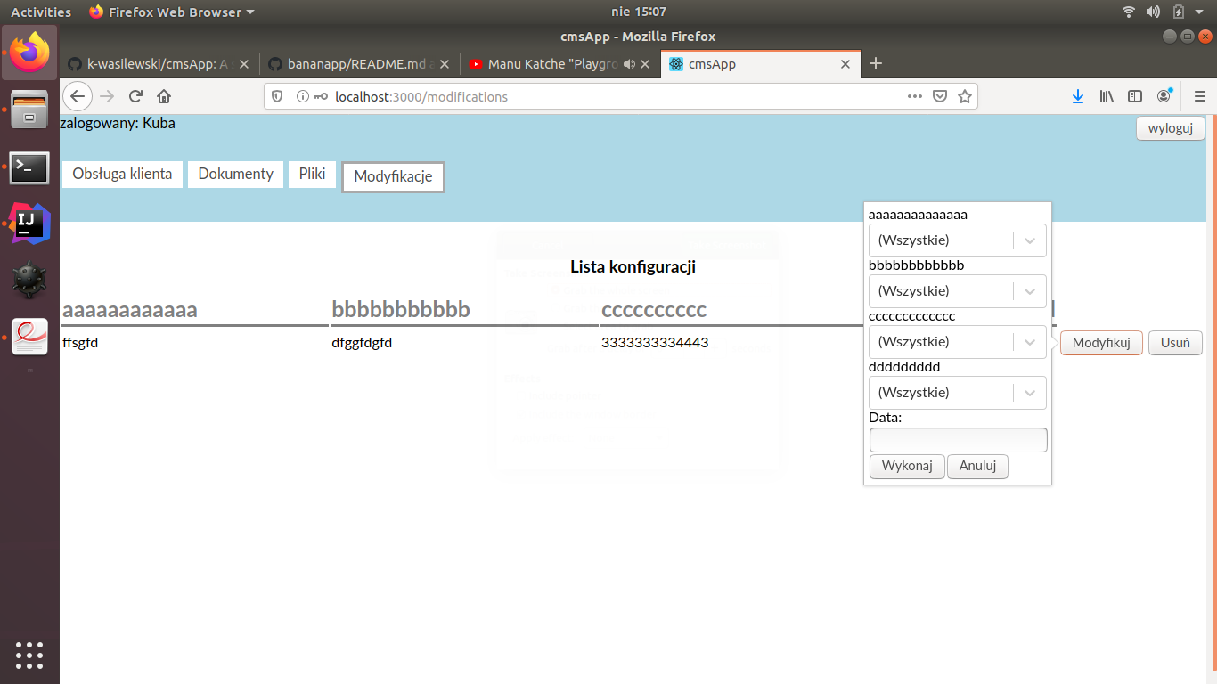 GitHub - k-wasilewski/cmsApp: A sample CMS application made with React ...