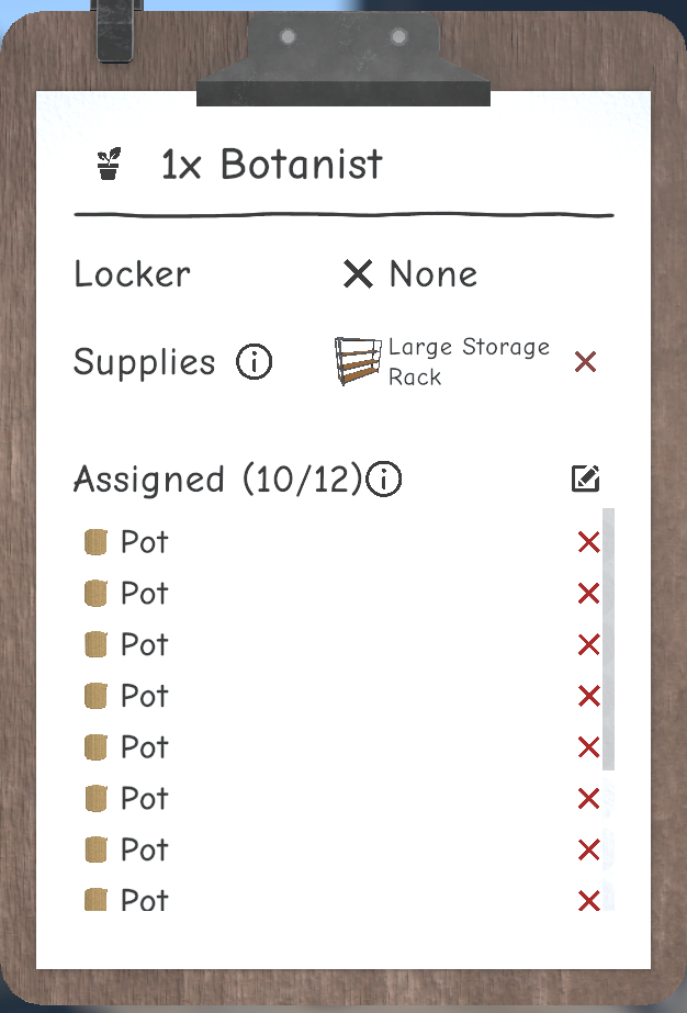 Clipboard custom max pots count for a Botanist
