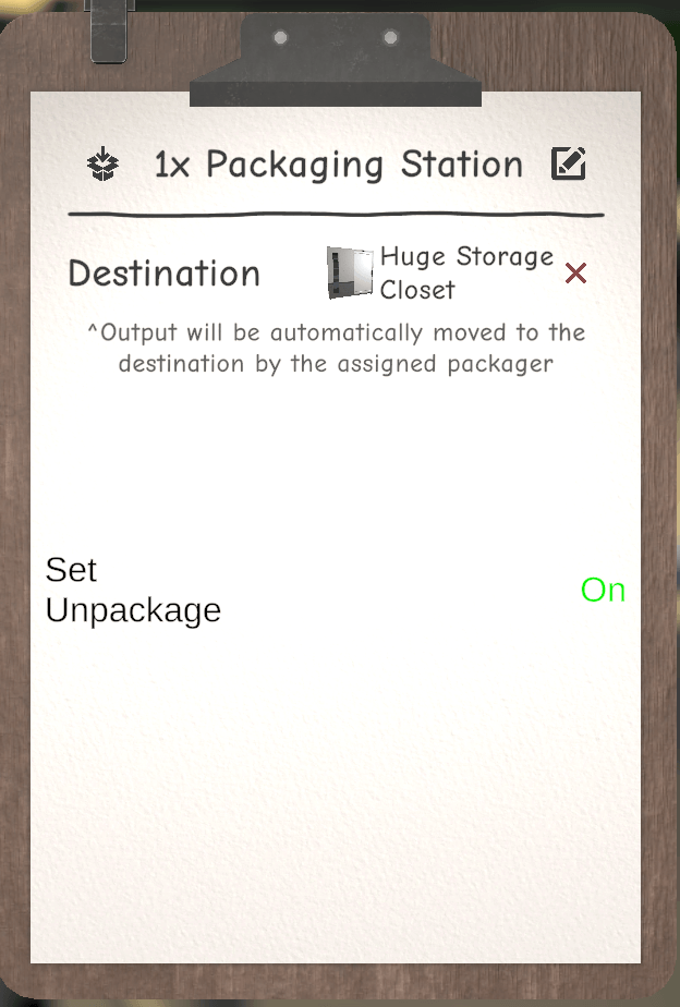 Clipboard station configuration