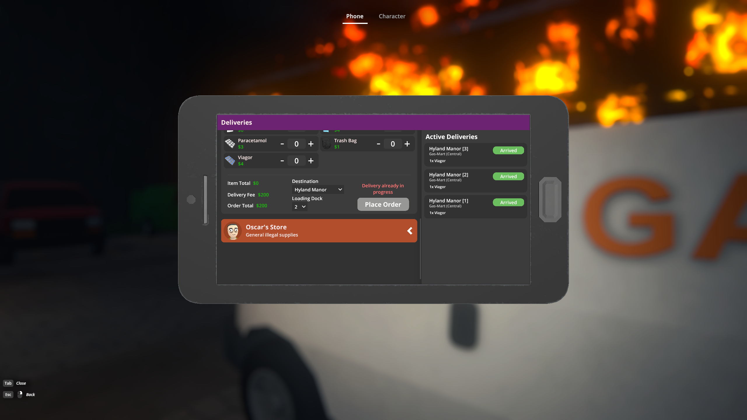 Multiple delivery entries from the same shop