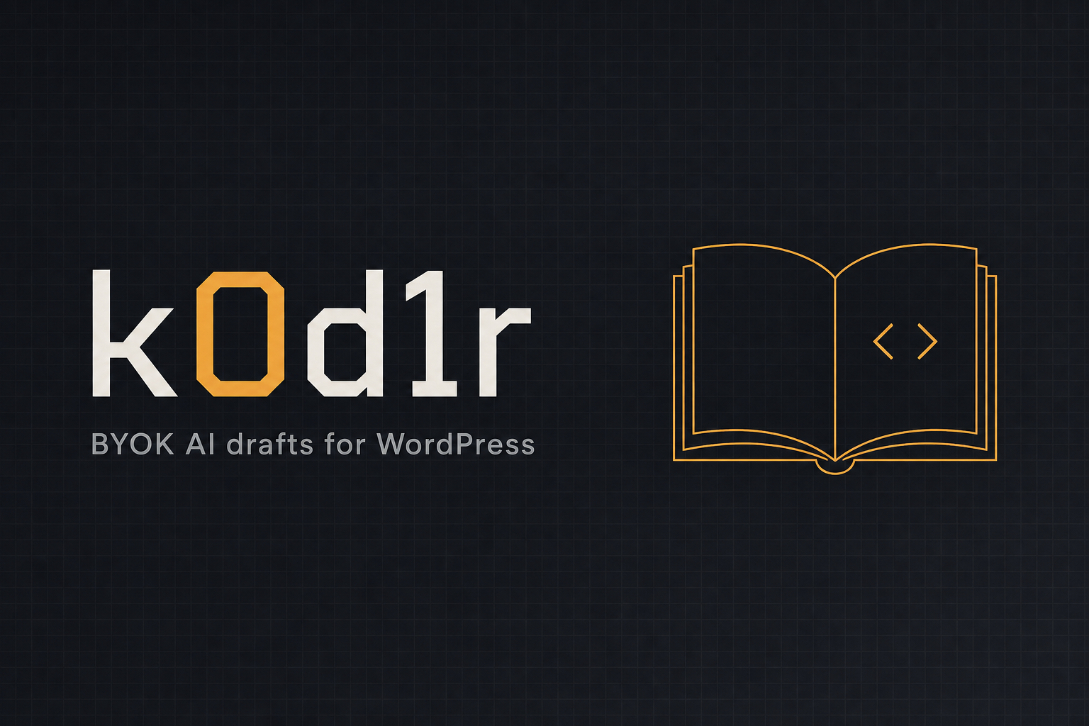 k0d1r — BYOK AI drafts for WordPress