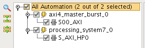 block diagram checkboxes