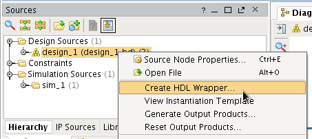 block diagram hdl wrapper