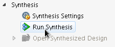 run synthesis