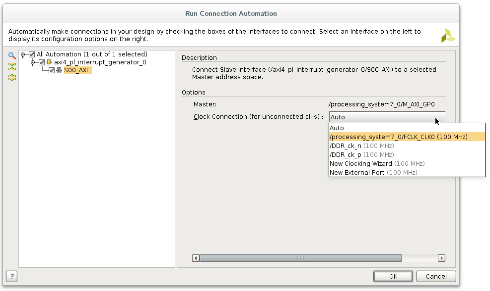 block diagram clock connection