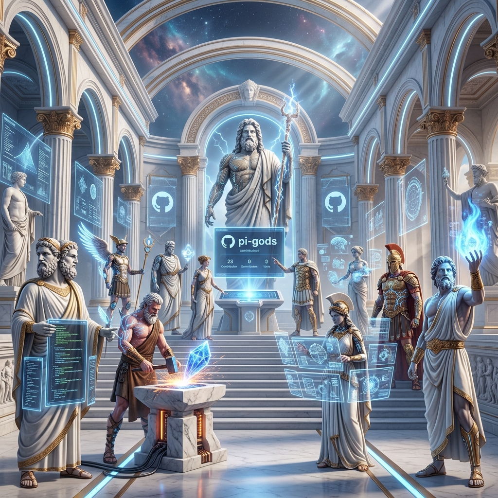 Pantheon — pi-gods 🏛️