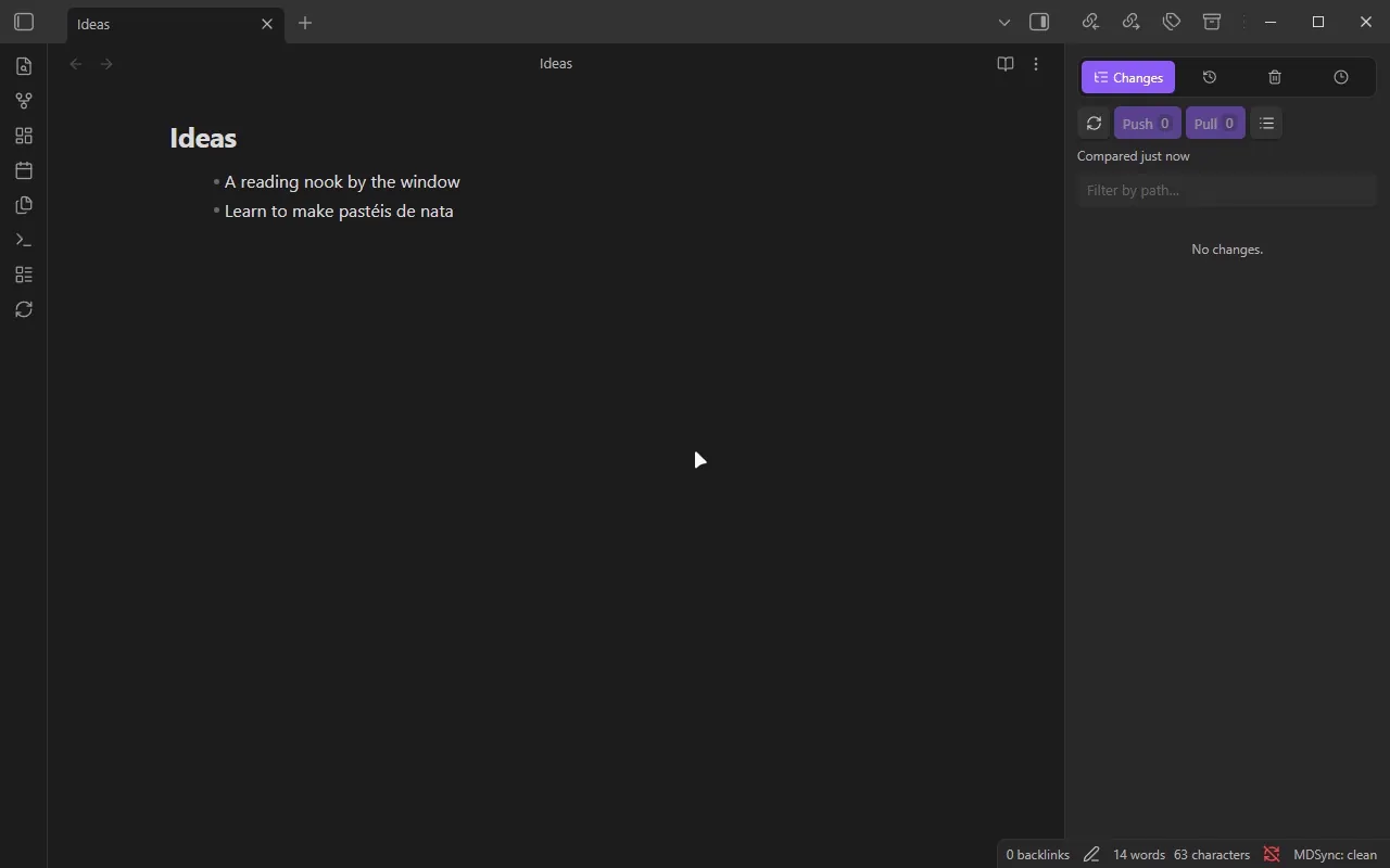 Deleted files history still holds: a preview, a restore in place and a restore to another path