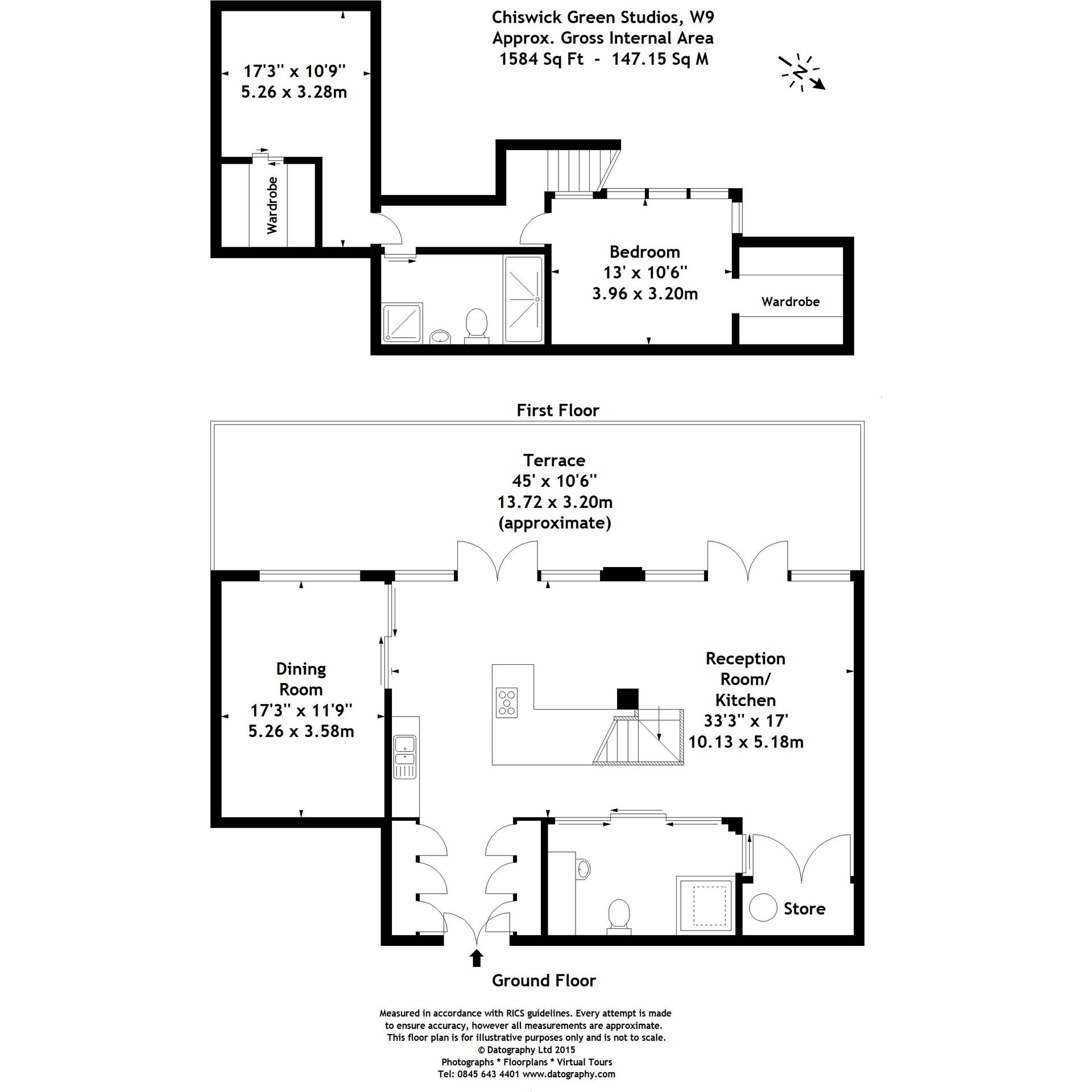 Chiswick Green Studios — double-height living space