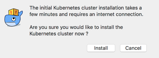 Initial Kubernetes installation