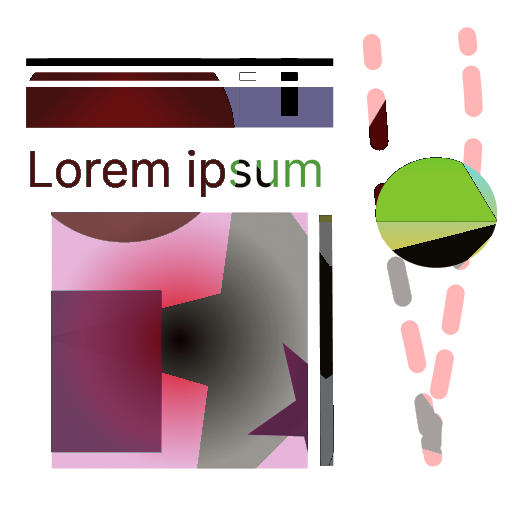 Color blending with darken only algorithm