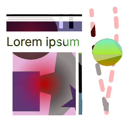 Color blending with hard light algorithm