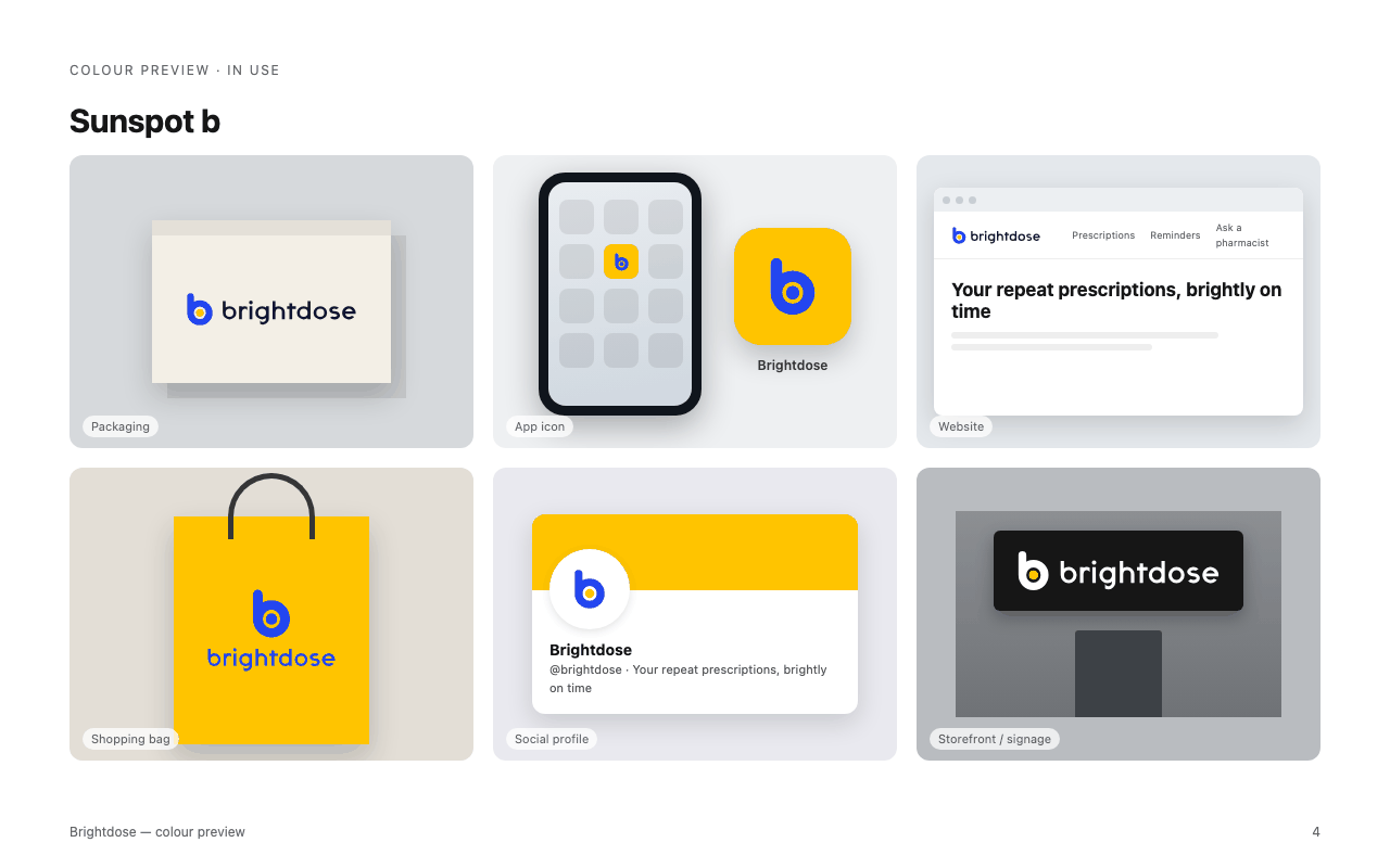 Brightdose in use