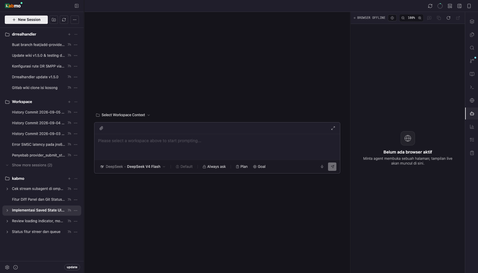 Agent browser