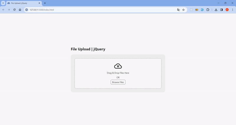 File Upload jQuery