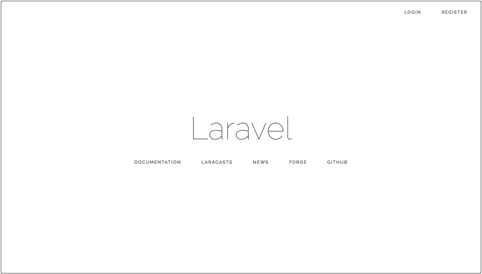 Laravel Welcome Page With Auth