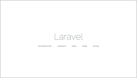 Laravel Welcome Page