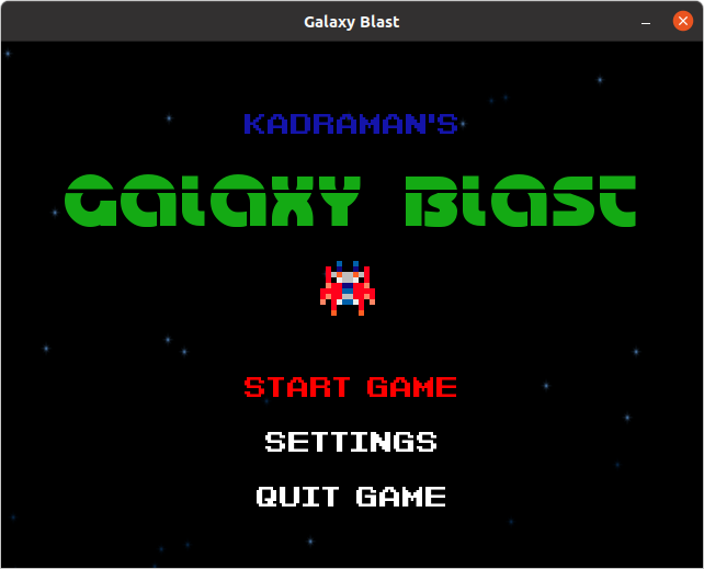 kadramans Galaxy Blast