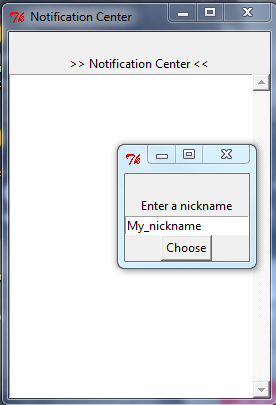 Register nickname