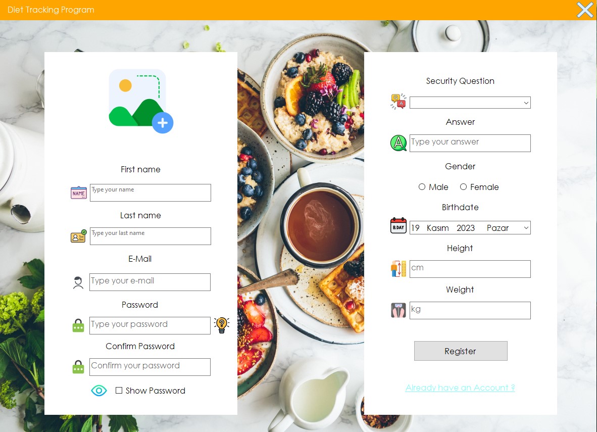 GitHub - kaganeris/CalorieTrackerDietProgram · GitHub