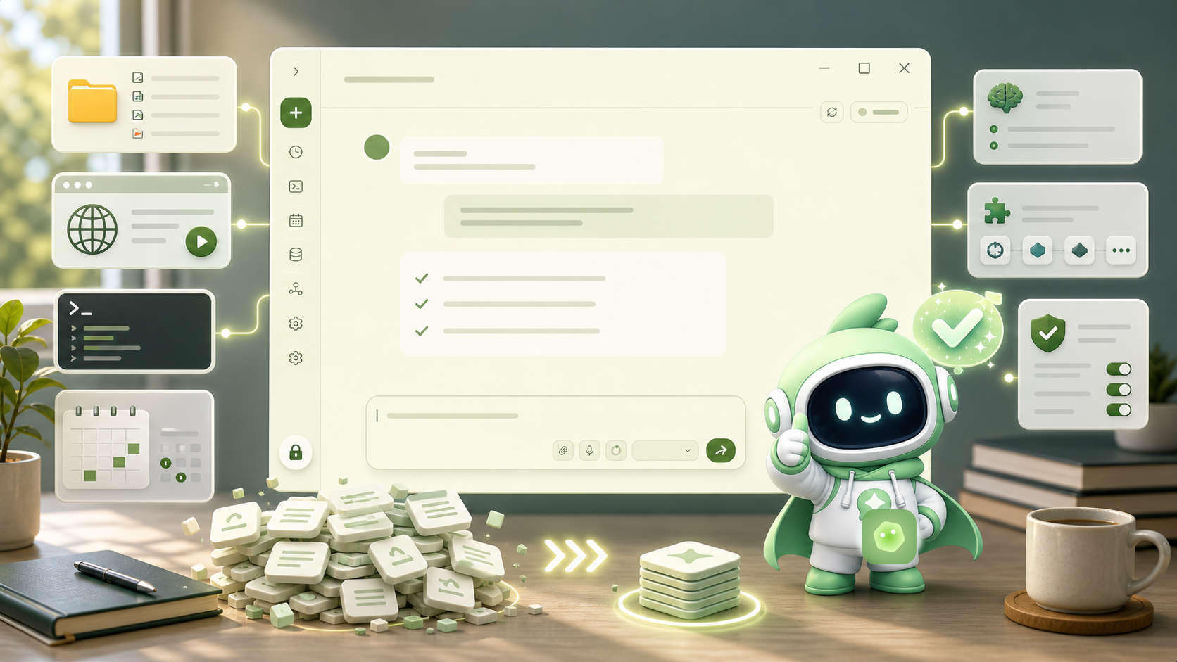 Monaw Agent desktop workspace