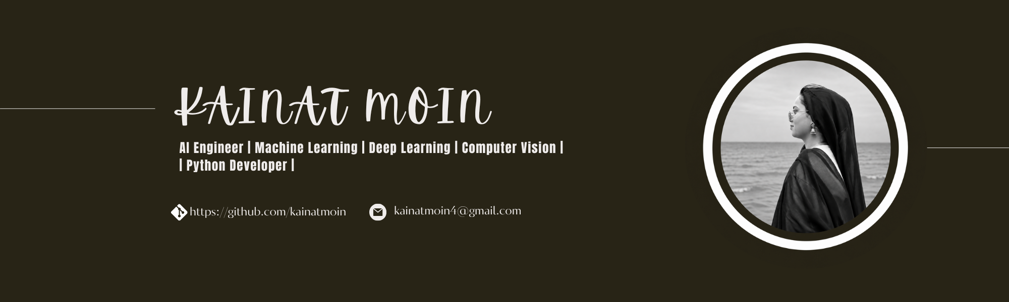 Kainat Moin Banner