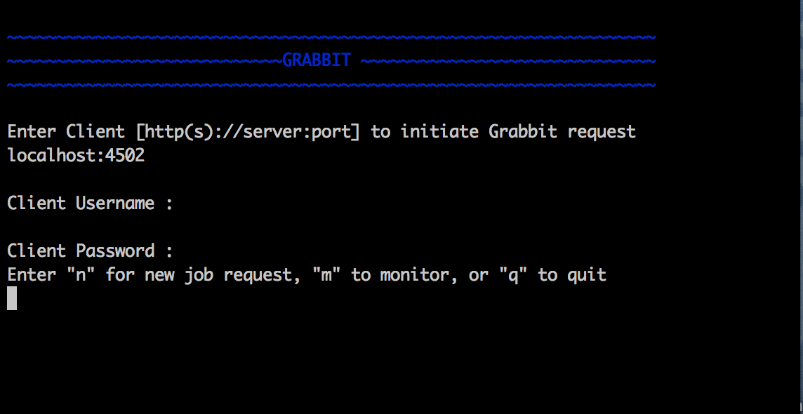 "Grabbit connection example"