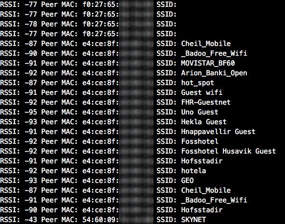 wifi sniffer mac address