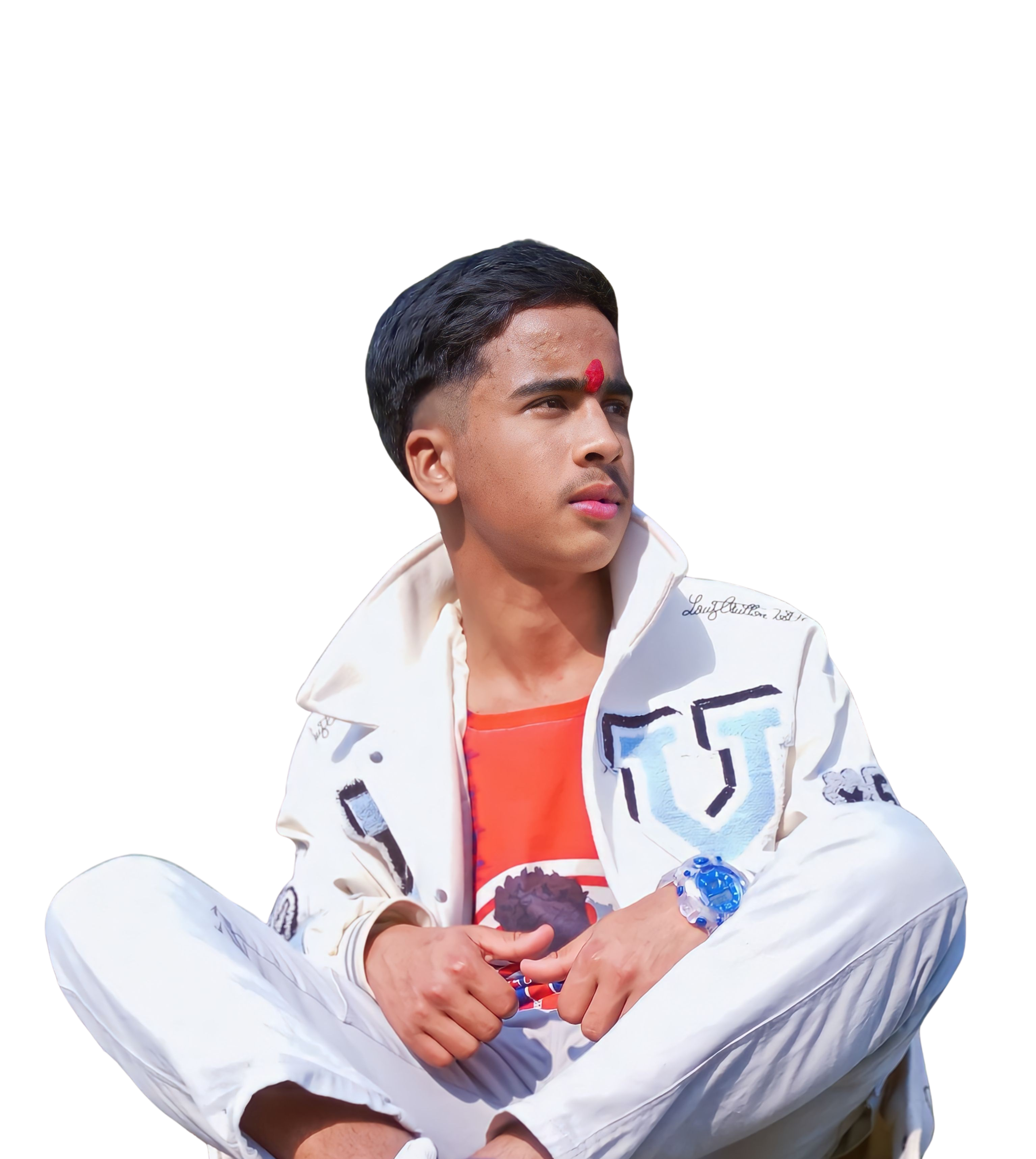 Dhanush Bohara working on code