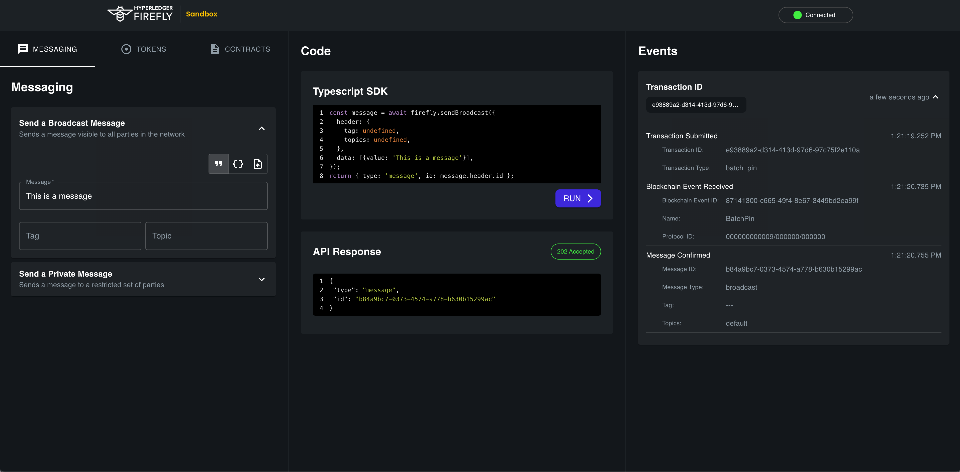 Sandbox Dashboard