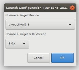 eclipse launch config