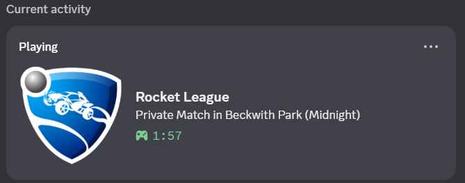 Discord rich presence demo image