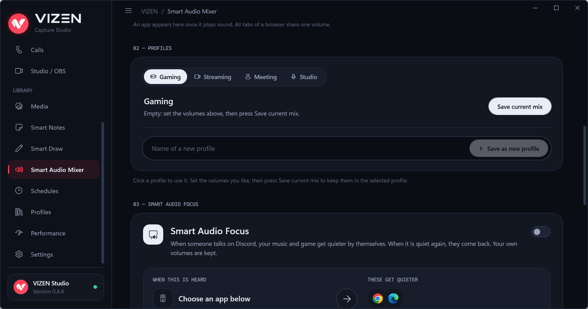 Smart Audio Focus