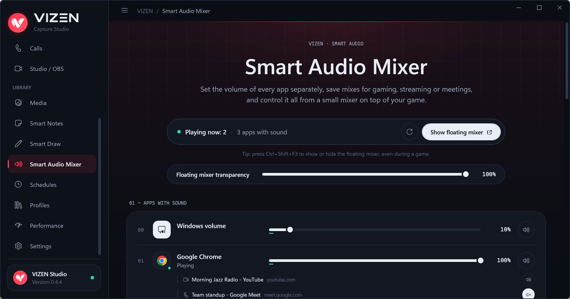 Smart Audio Mixer