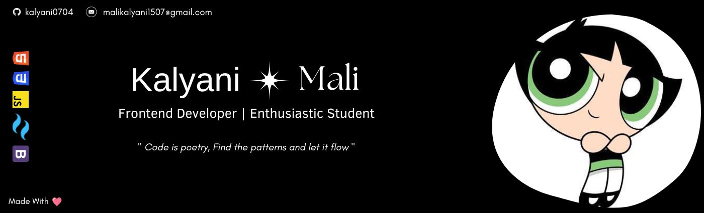 kalyani0704 (Kalyani Mali) · GitHub