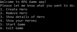 GitHub - kwojtasinski-repo/RPG_Game: Simple console rpg game