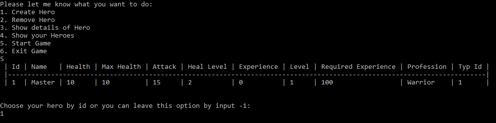 GitHub - kwojtasinski-repo/RPG_Game: Simple console rpg game