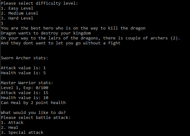 GitHub - kwojtasinski-repo/RPG_Game: Simple console rpg game
