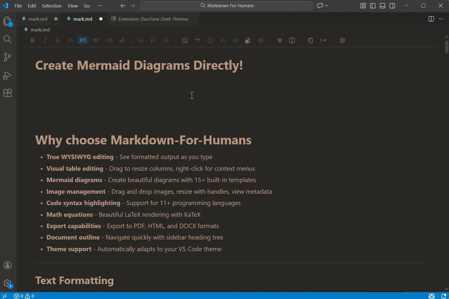 Mermaid Diagrams
