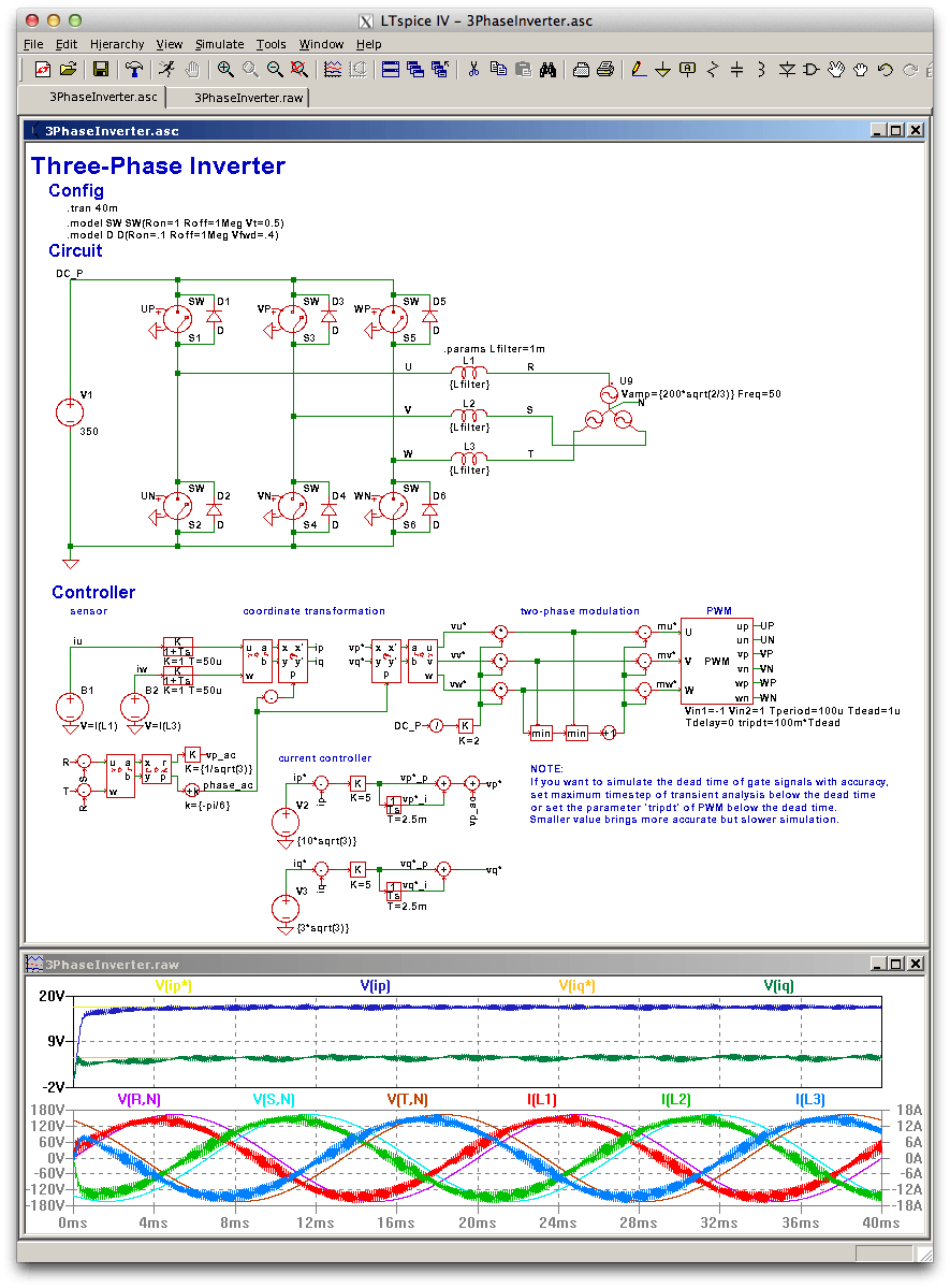 3PhaseInverter example