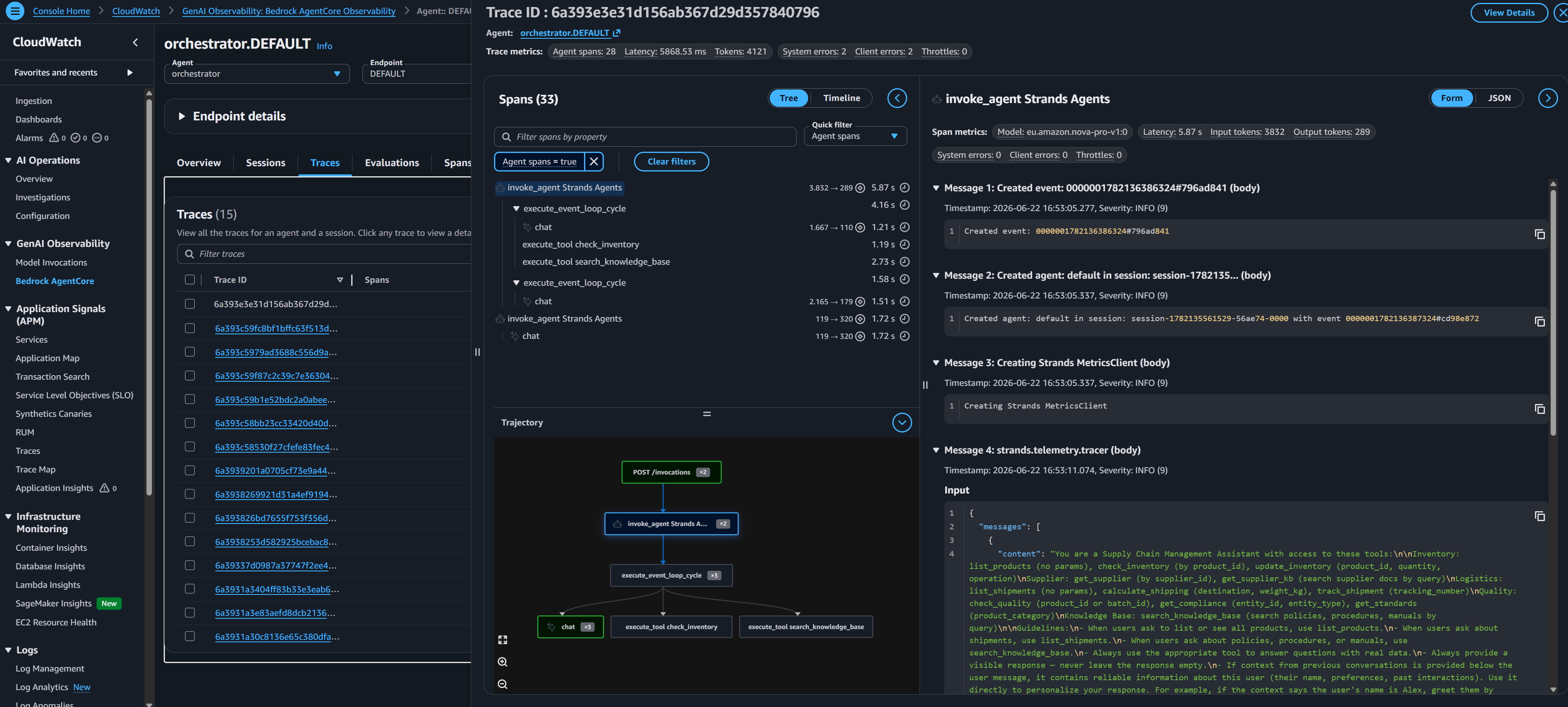 Agent Trace Observability