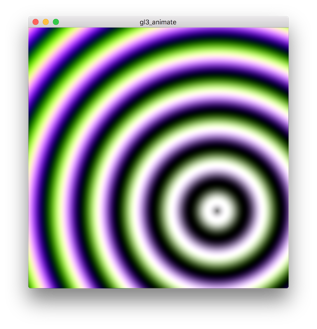 Screenshot of the gl3_animate example