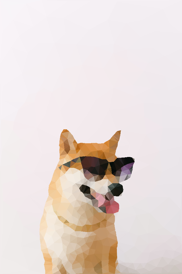 Dogimage lowpoly