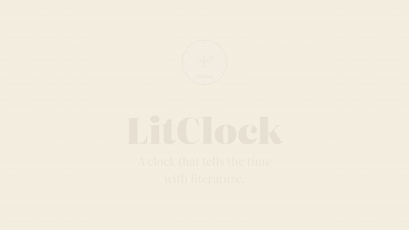 A one-minute tour of LitClock: the literary clock face, the two-minute WiFi-only setup, and the phone control app